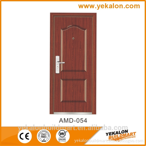 Yekalon AMD-056 melamine finish Armored fashion design security door steel door